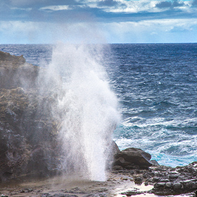 The island of Maui in Hawaii.